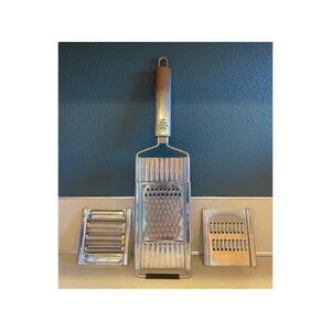 3 in 1 Multi-Purpose Stainless Steel Hand-held Vegetable Slicer-Grater-Shredder